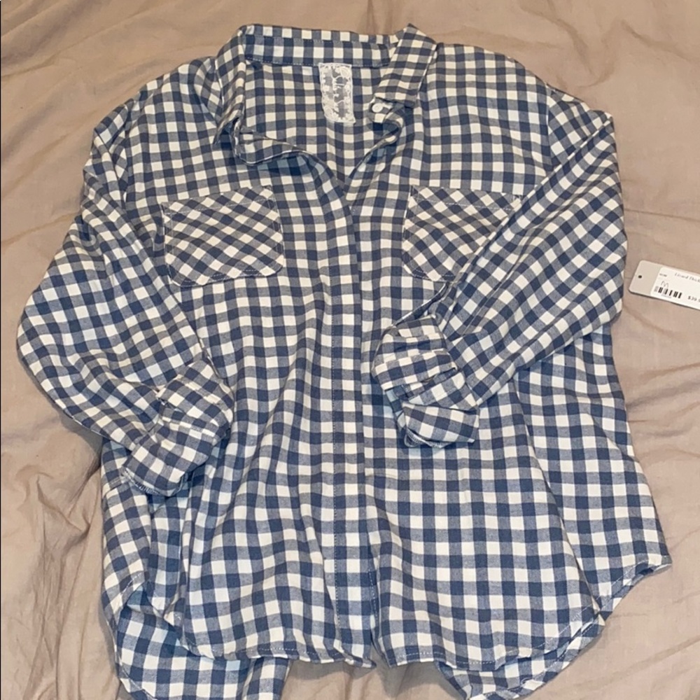 Plaid Blouse